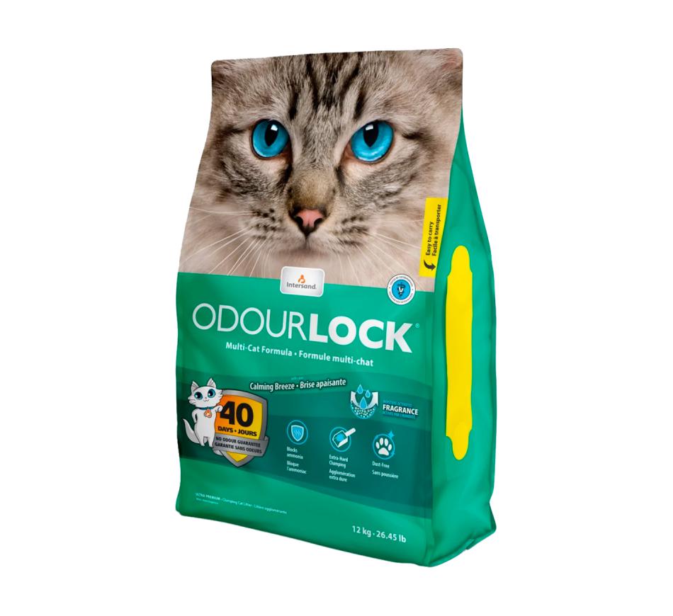 Arena para Gato Odour Lock Brisa Calmante 6 Kg